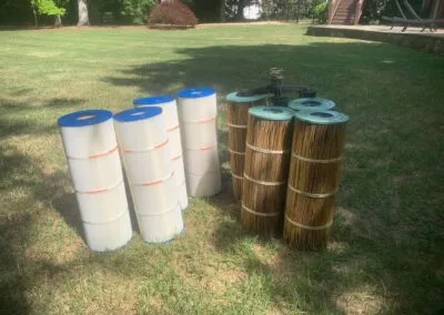 Before and After Pool Filter Replacement